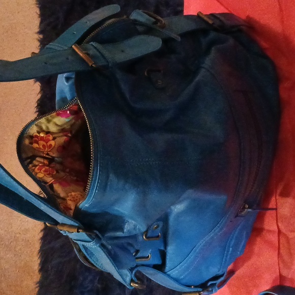 Latico blue leather purse - Picture 5 of 10